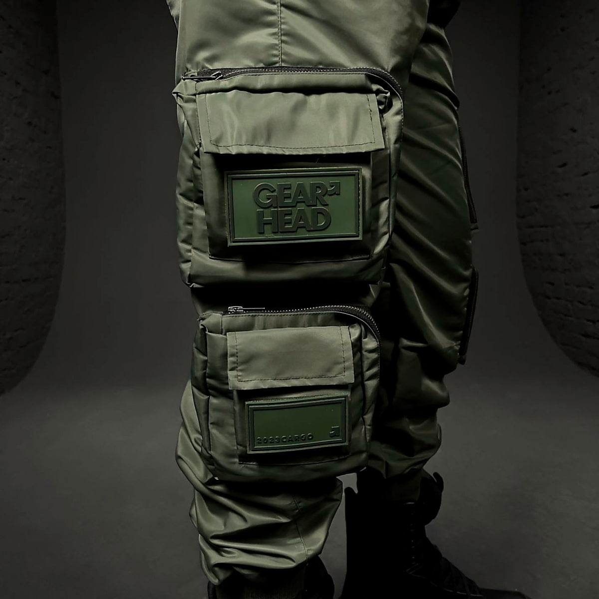 CARGO PANT NYLON HACKNEY GREEN