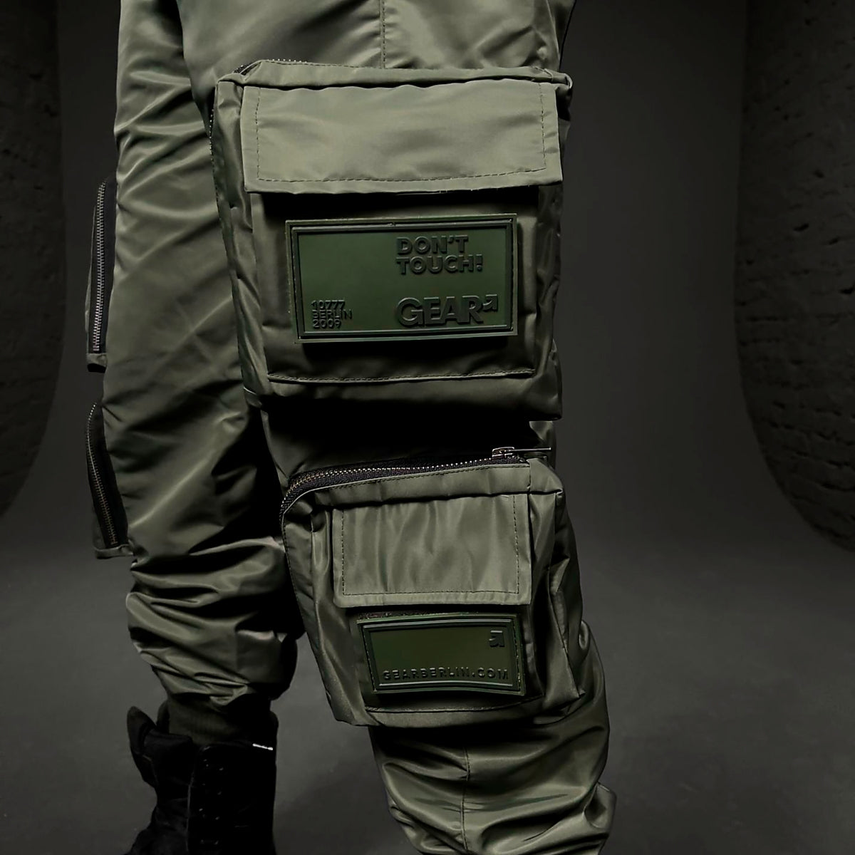CARGO PANT NYLON HACKNEY GREEN