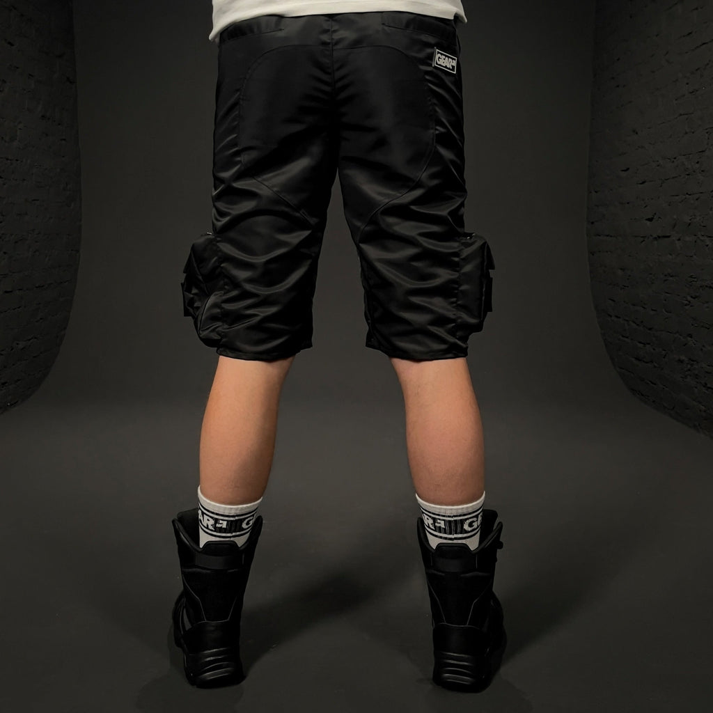 CARGO SHORT NYLON BLK