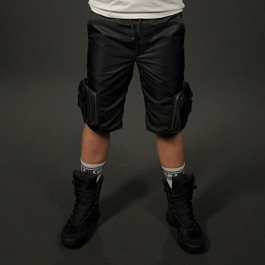CARGO SHORT NYLON BLK