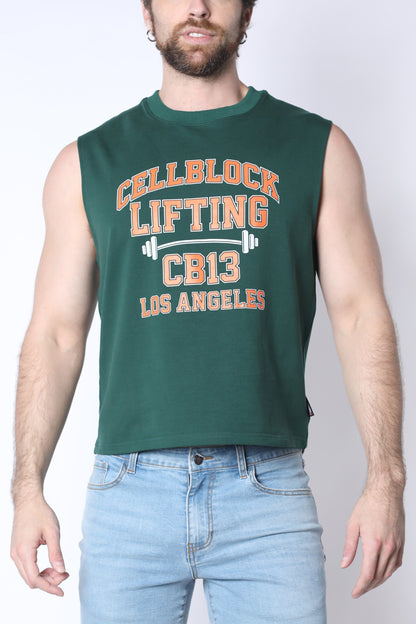CB13 Lifting Club Cropped Tank