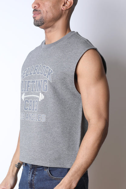 CB13 Lifting Club Cropped Tank