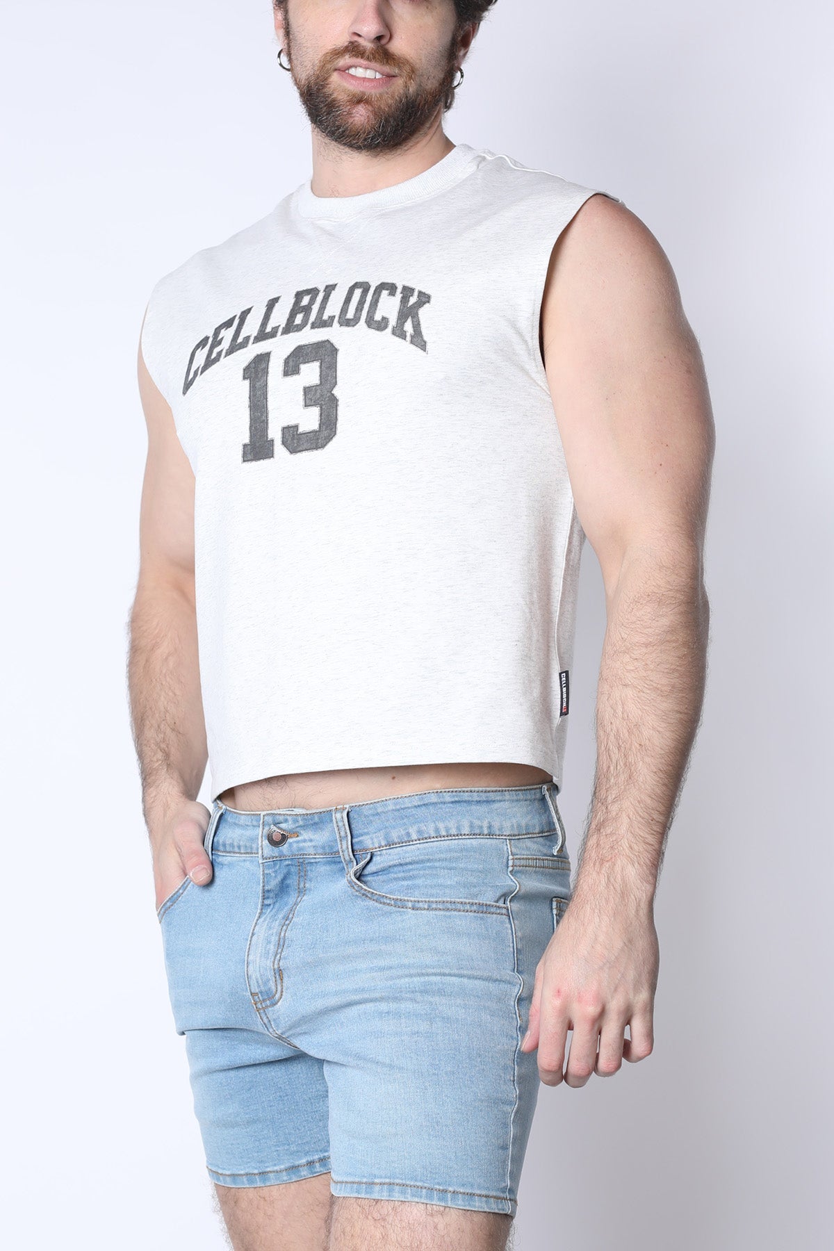 CB13 Sport Cropped Muscle Tank