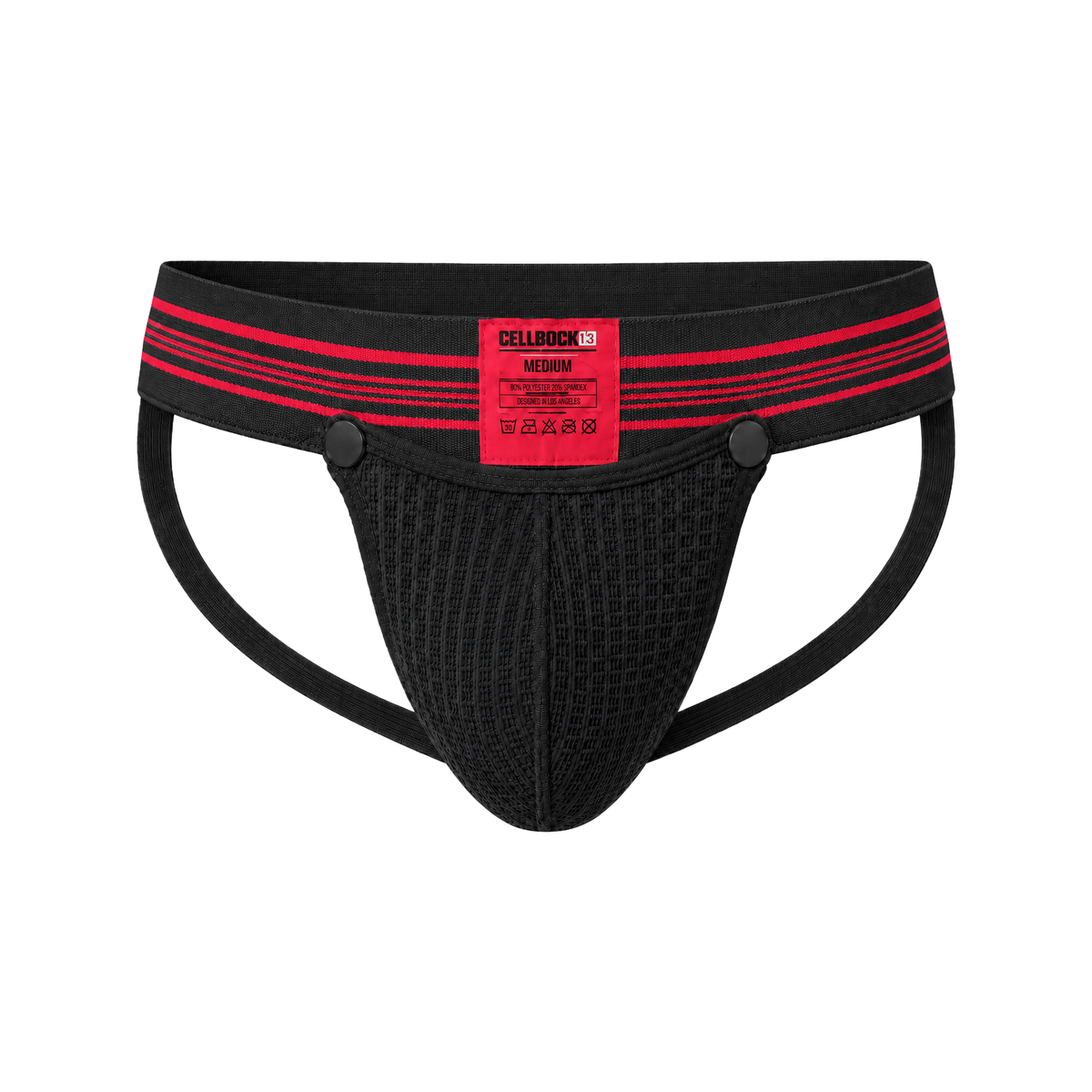 CELLBLOCK 13 Tight End 2' Snap Up Shadow Jockstrap Red