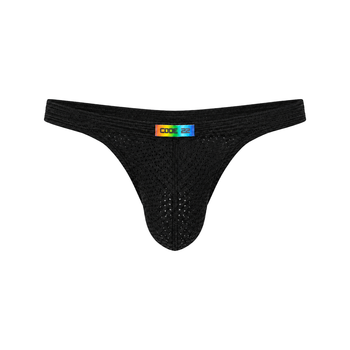 CODE 22 Pride Thong Black