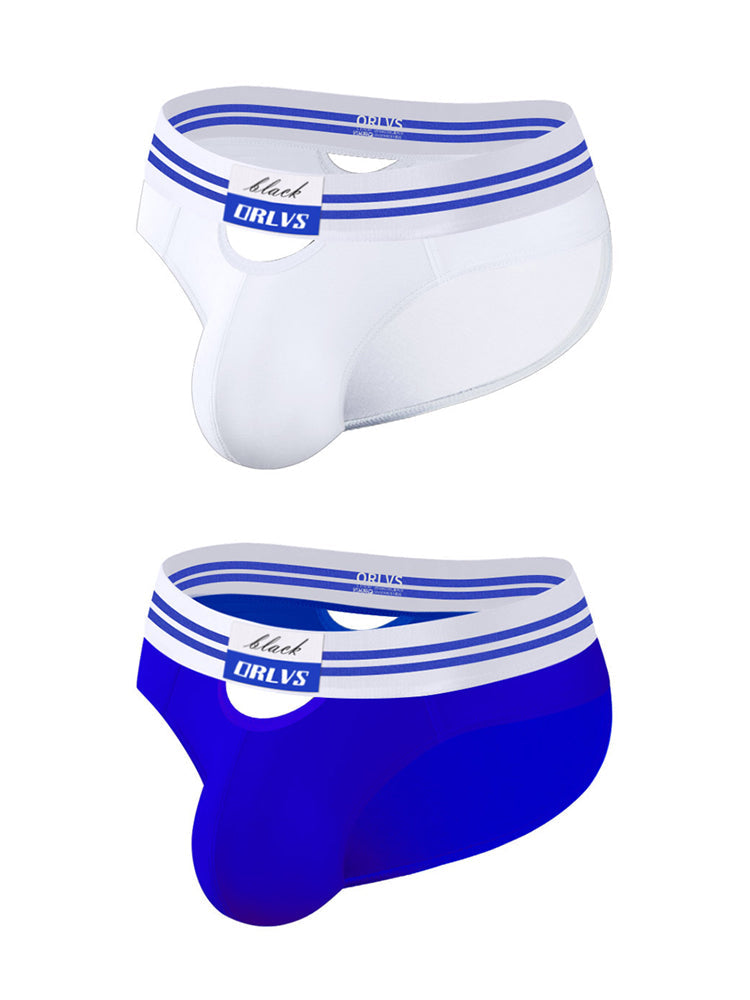 2 Pack Men's Low-Rise Breathable Modal briefs