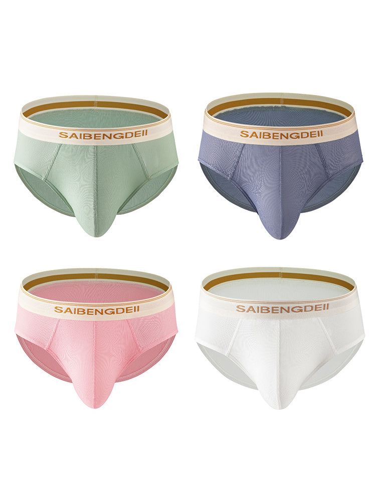 Men's Threaded Fabric U-Raised Low Rise Trunks