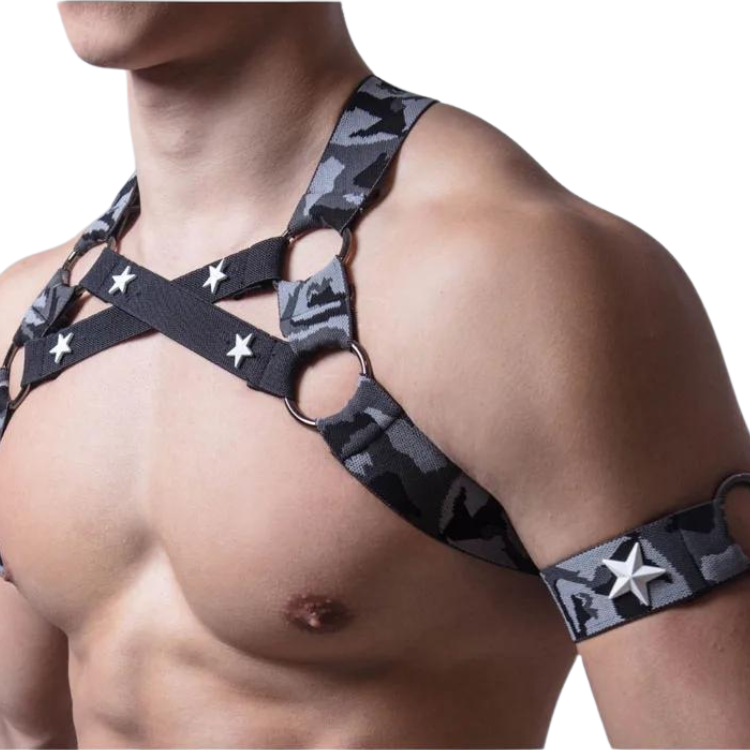 Camouflage Gogo Muscle Harness