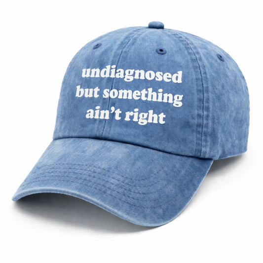 Undiagnosed | Stone Washed Embroidered Cap
