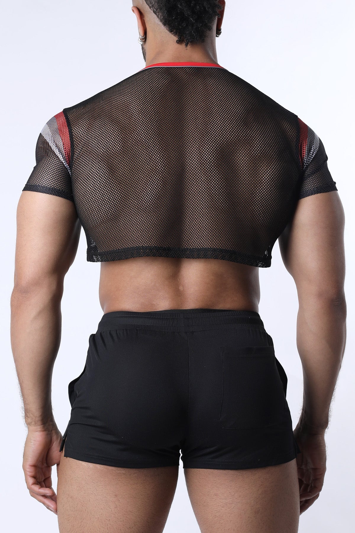 Chain Reaction Mesh Crop Top **FINAL SALE**