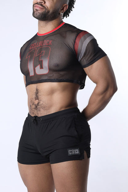 Chain Reaction Mesh Crop Top **FINAL SALE**