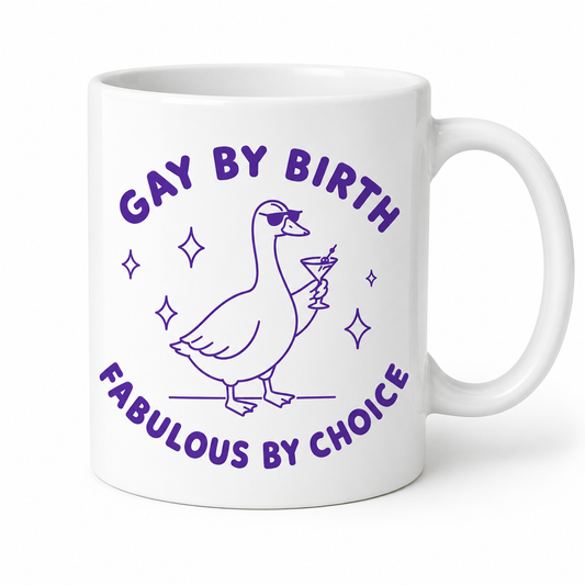 Mischievous Mugs | Gay By Birth, Fabulous By Choice