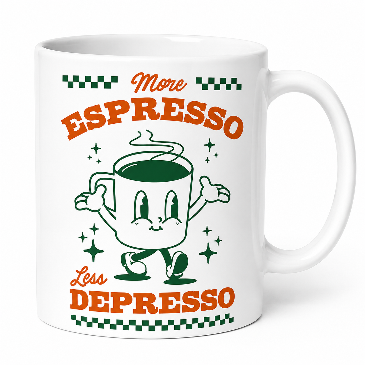Mischievous Mugs | More Espresso, Less Depresso