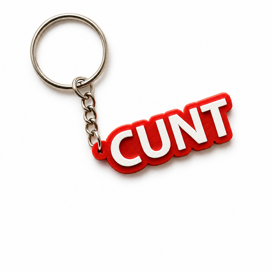 CUNT | Kinky Keychain | 3D Printed (Pink)