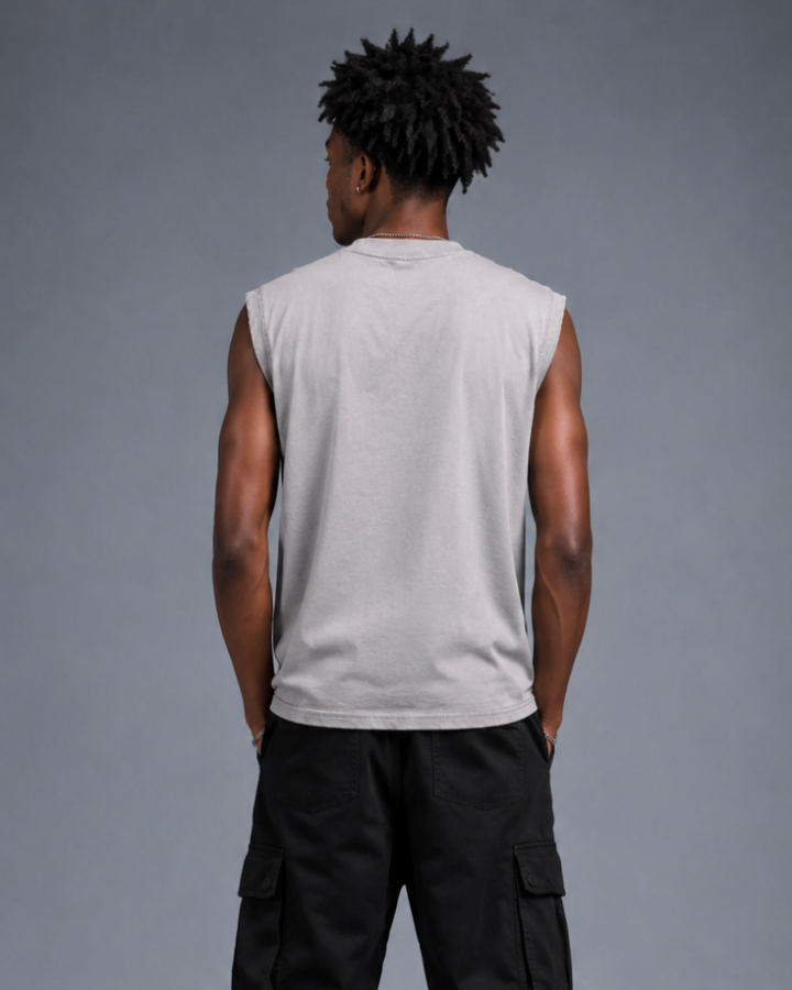 KIIKIO Gothic Bat Skull Deconstructed Sleeveless Vest