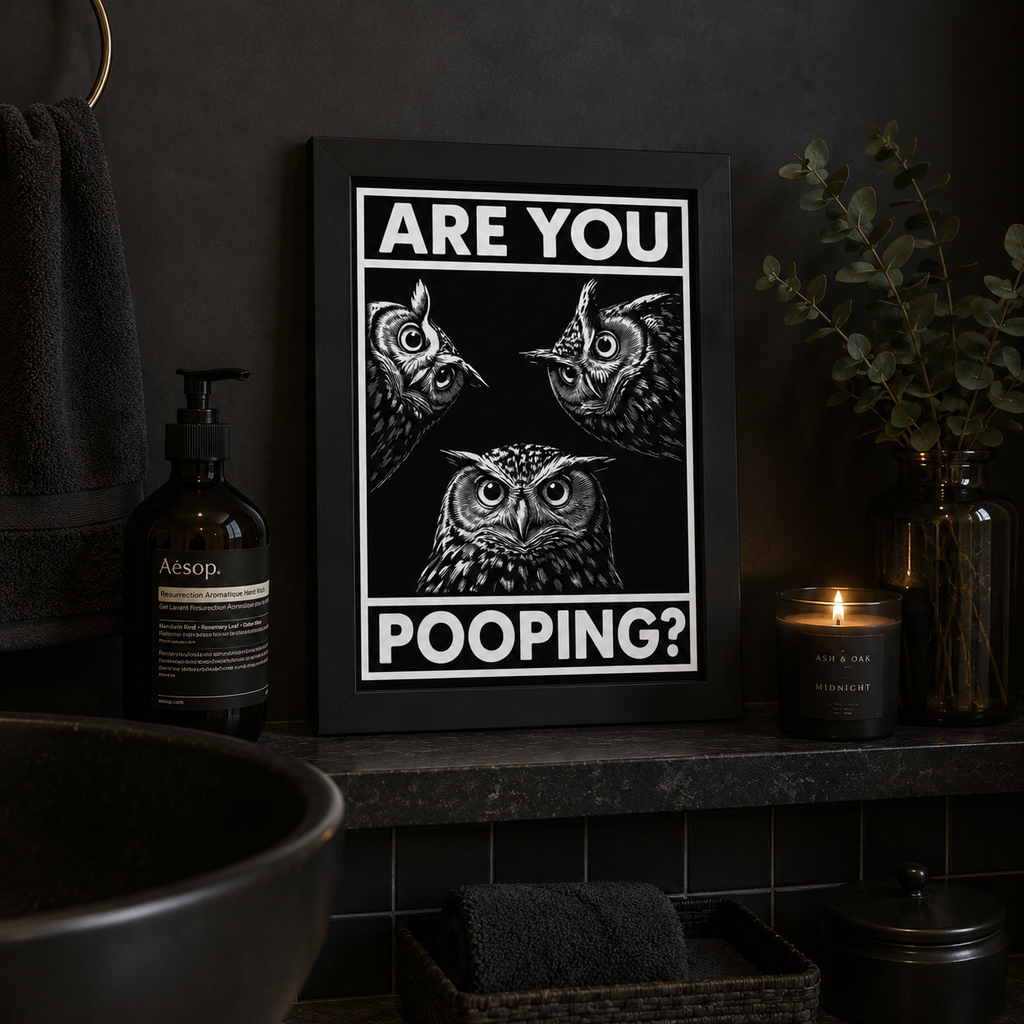 Foul Frame | More Espresso Less Depresso | 6" x 4"