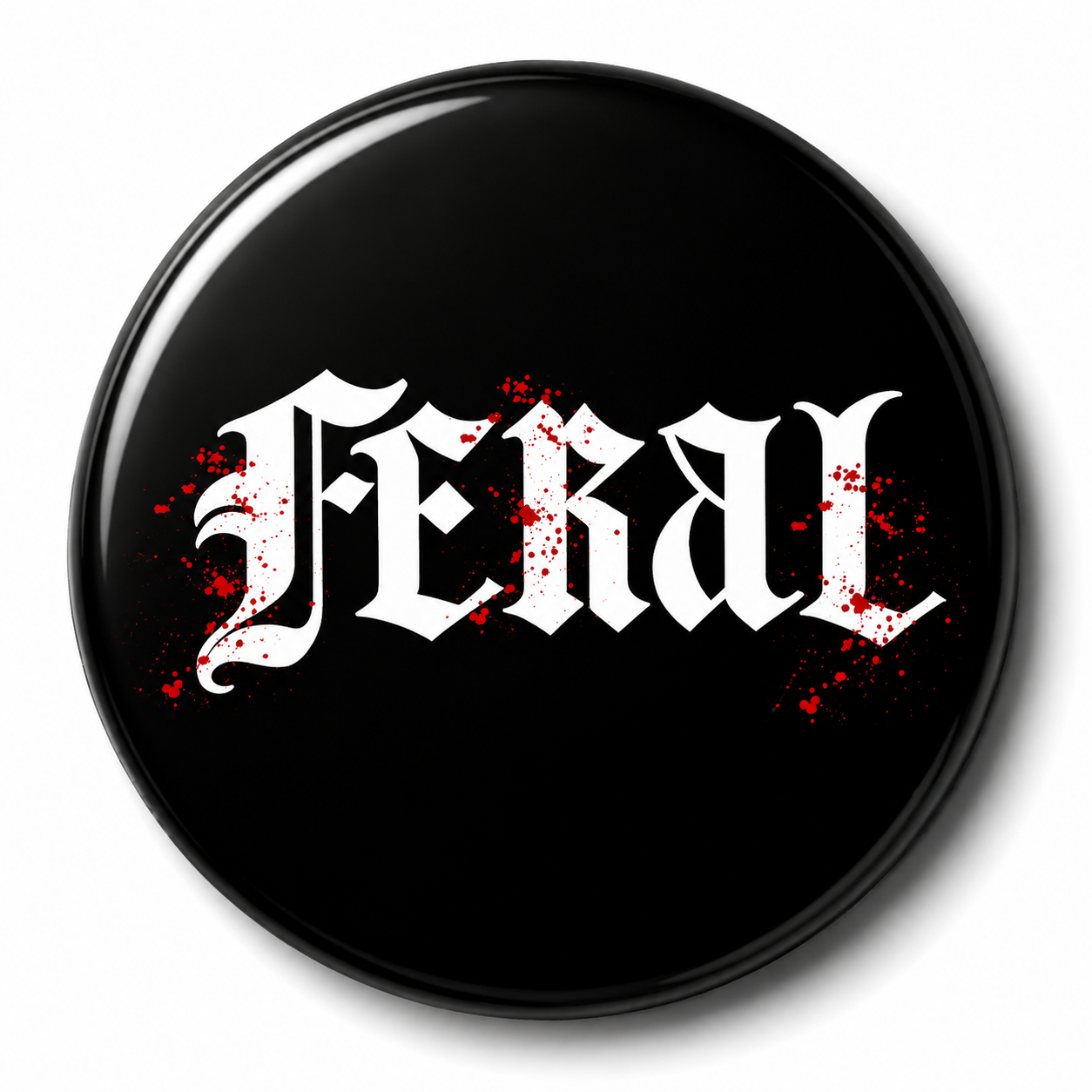 FERAL | 32mm Button Badge