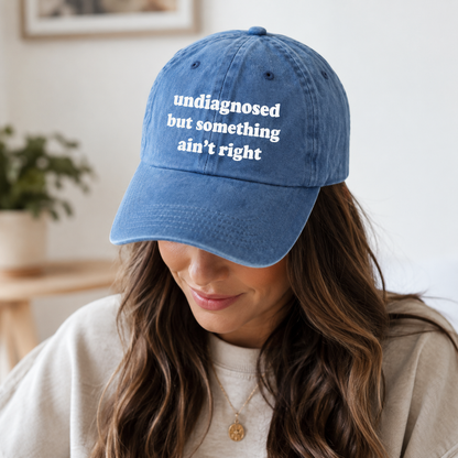 Undiagnosed | Stone Washed Embroidered Cap