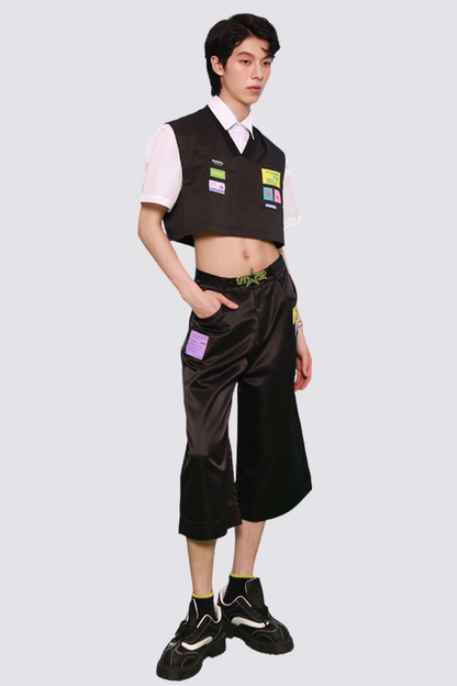 Chill Bite V Neck Crop Vest