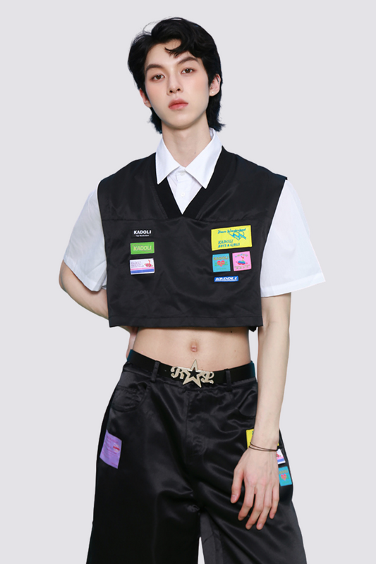 Chill Bite V Neck Crop Vest