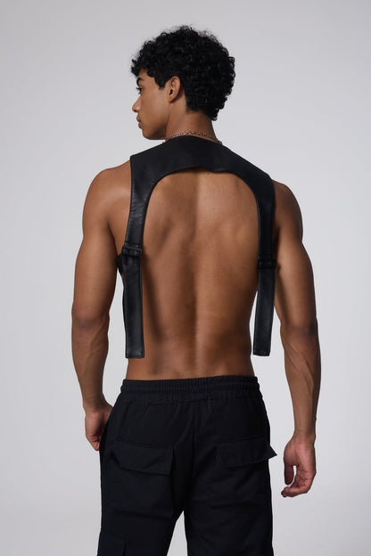 Chill Surface Leather Vest