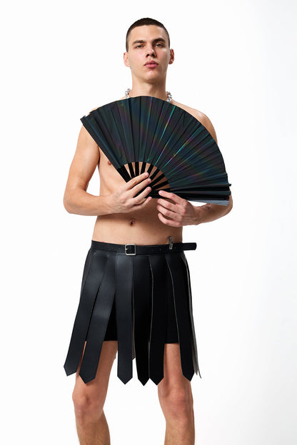 Chrome Veil Laser Punk Fan