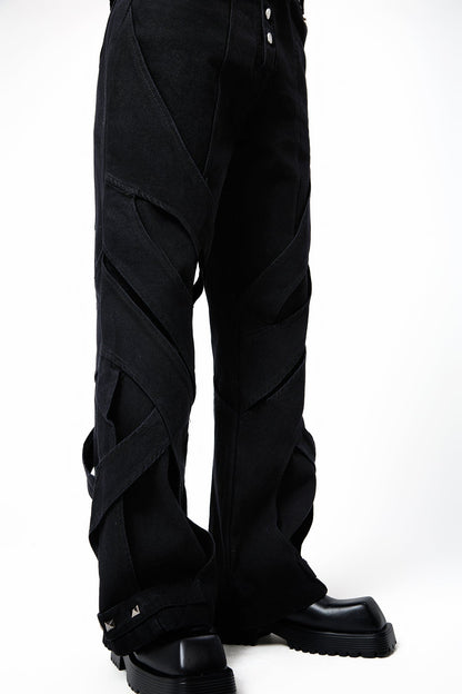 Chrome Fade Bootcut Jeans