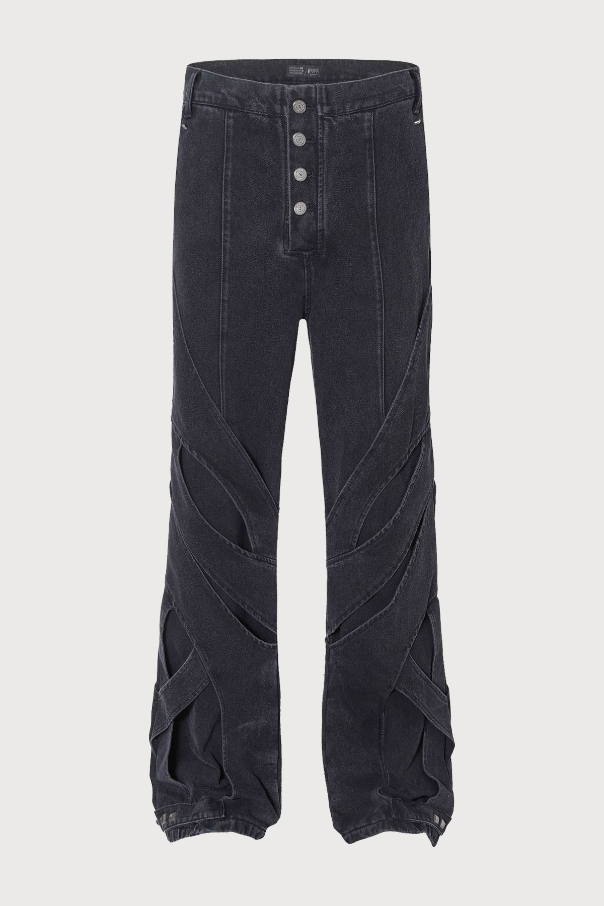 Chrome Fade Bootcut Jeans