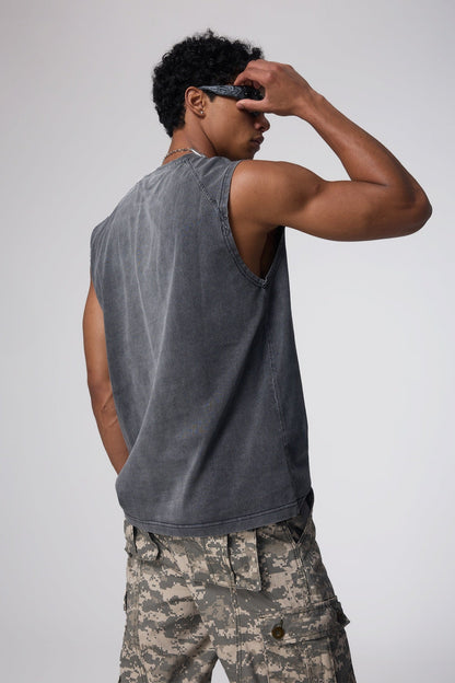 Clean Void Washed Sleeveless Top