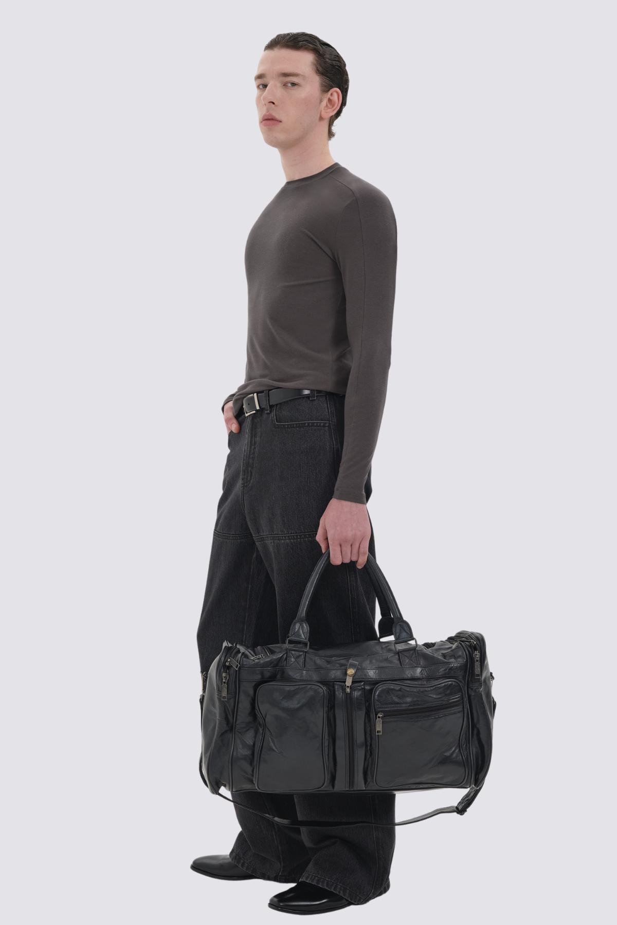 Closed Night Long Sleeve Top Brown