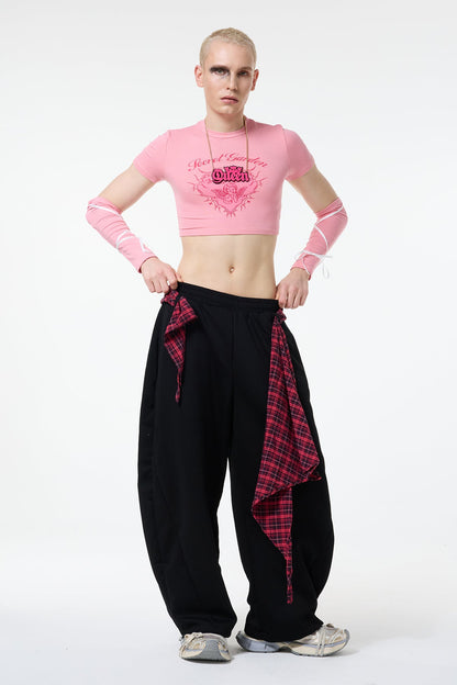 Club Arc Print Crop Top