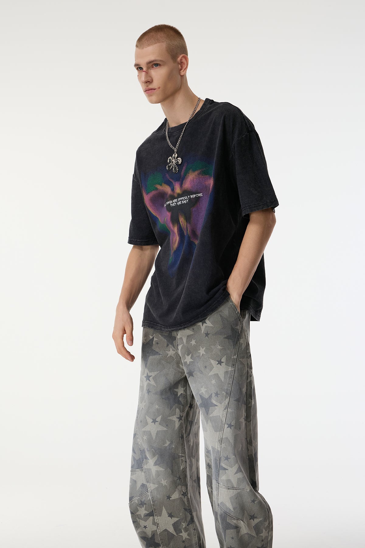 Coal Layer Butterfly Top