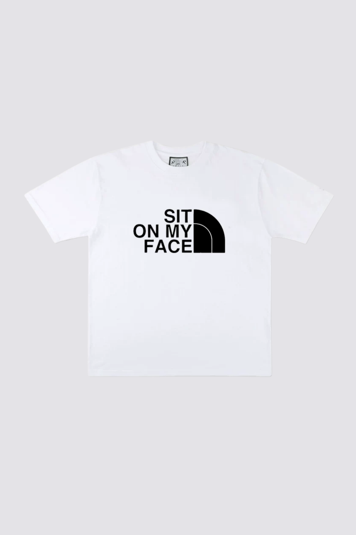 Cobalt Stamp Print T-Shirt White