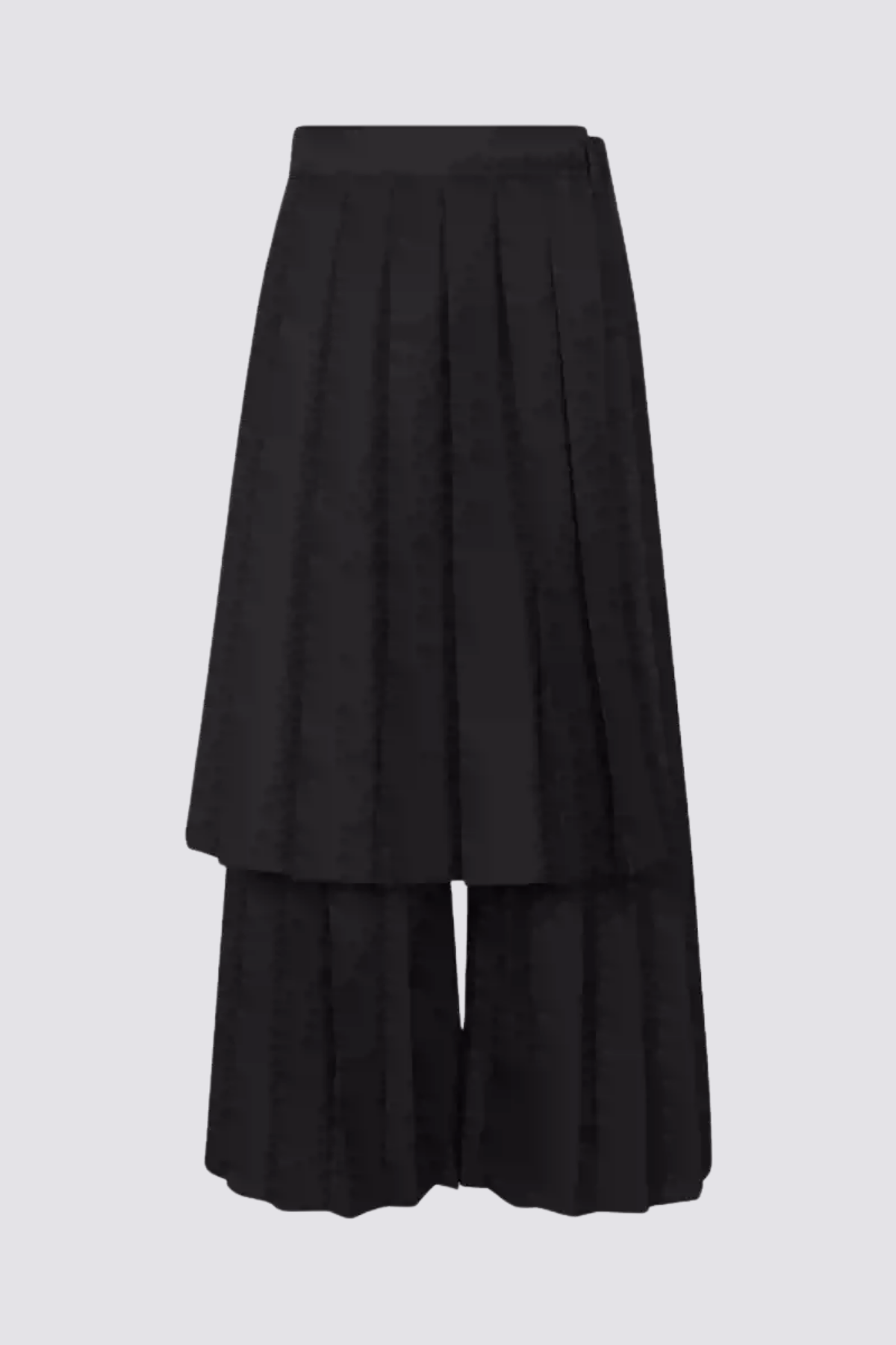 Cold Chroma Wide Leg Pleated Pants