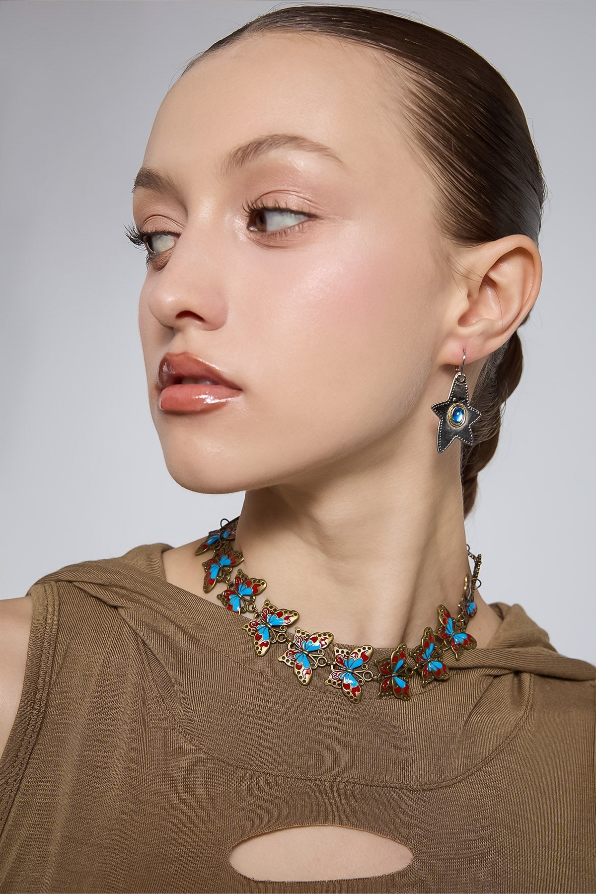 Cold Halo Butterfly Choker