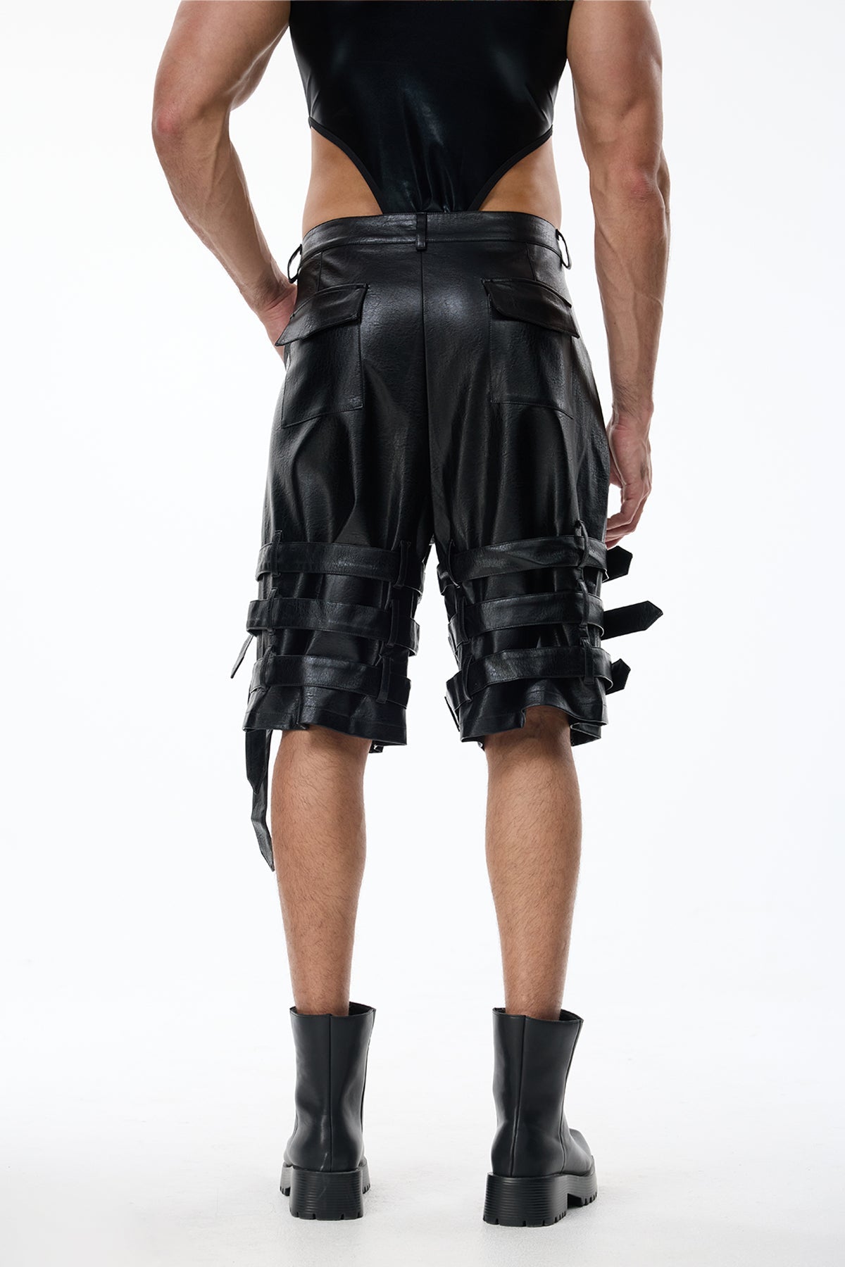 Cold Passage Leather Shorts