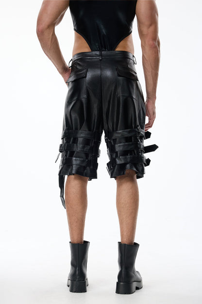 Cold Passage Leather Shorts