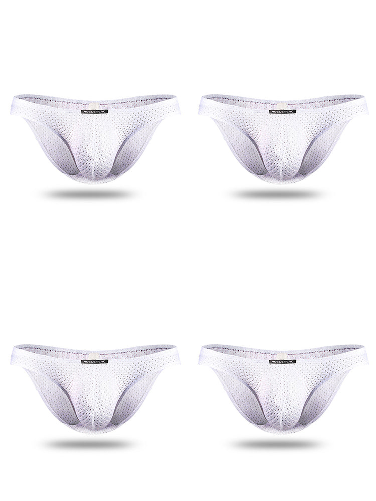Men's Mesh Ice Silk Breathable Briefs
