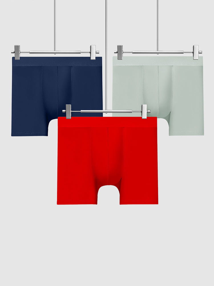 3 Pcs Breathable Sports Boxers Briefs