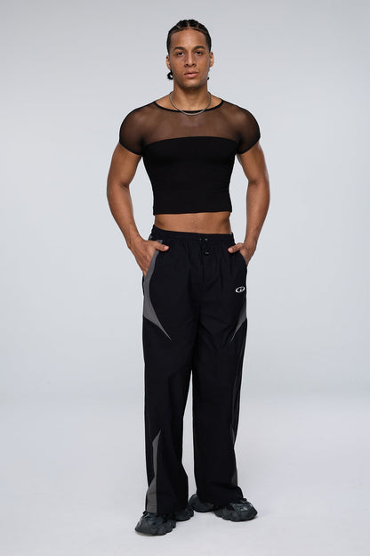 Complex Stitch Straight Pants