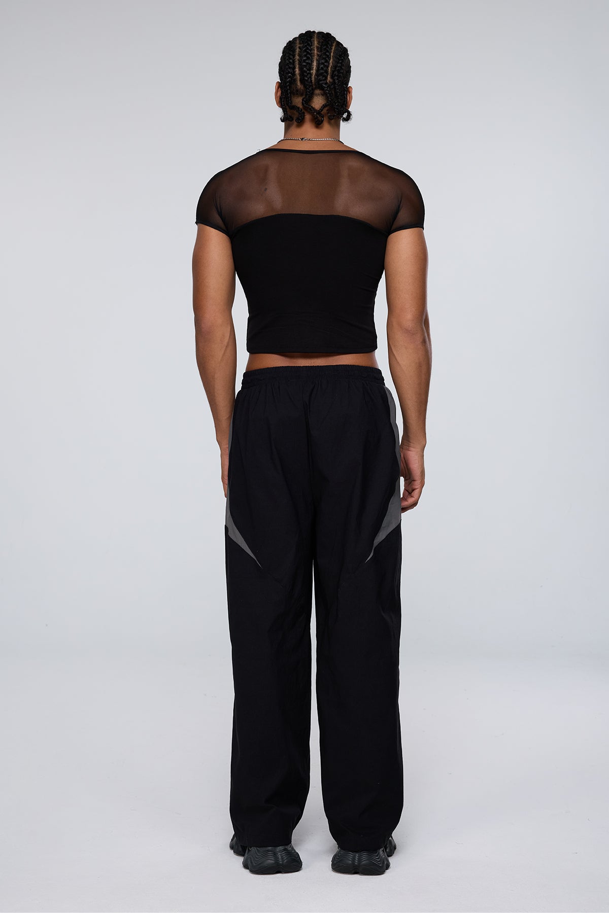 Complex Stitch Straight Pants