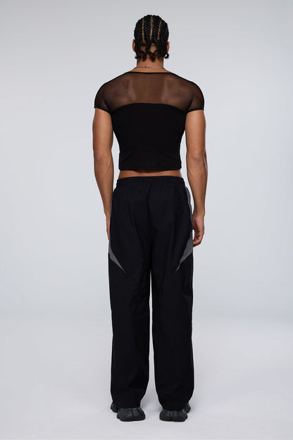 Complex Stitch Straight Pants