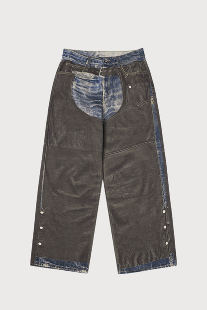 Concrete Dream Print Straight Jeans