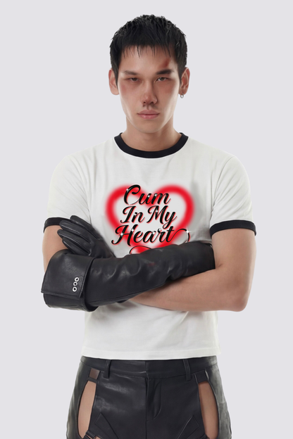 Concrete Revolt Heart T Shirt In White
