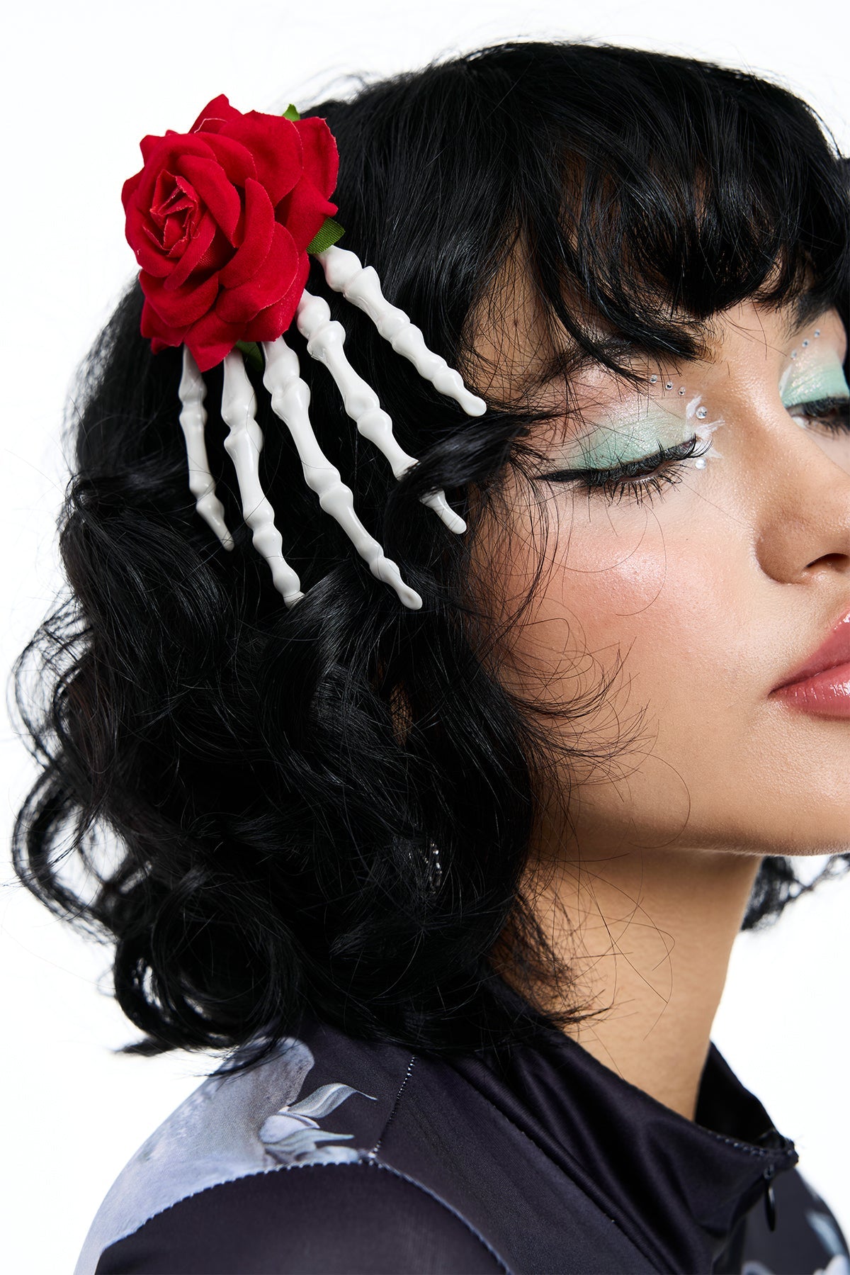 Copper Shine Rose Headgear Red