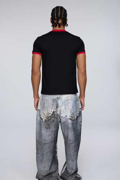 Core Caption Star Embroidered T-Shirt