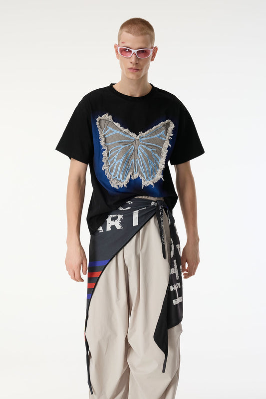 Core Mood Butterfly Top Black