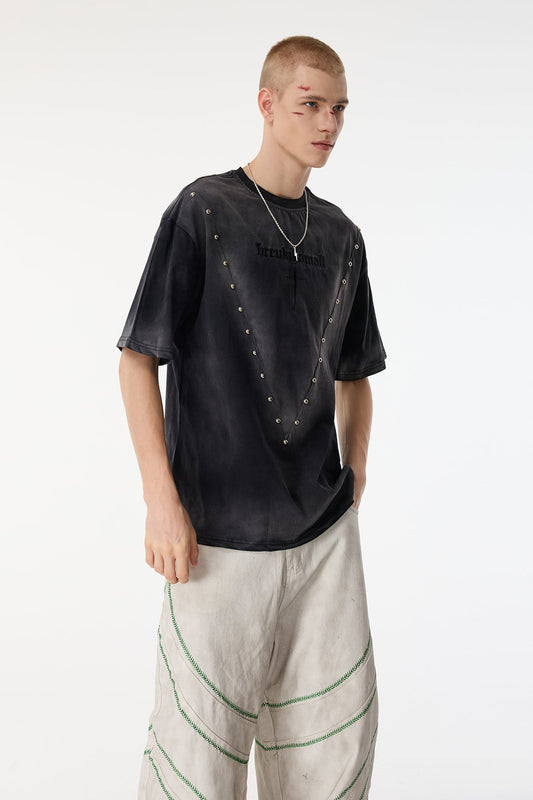 Core Shell Pearl Embellished Top Black