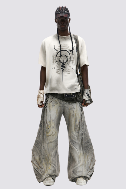 Crash Culture Wide Leg Jeans