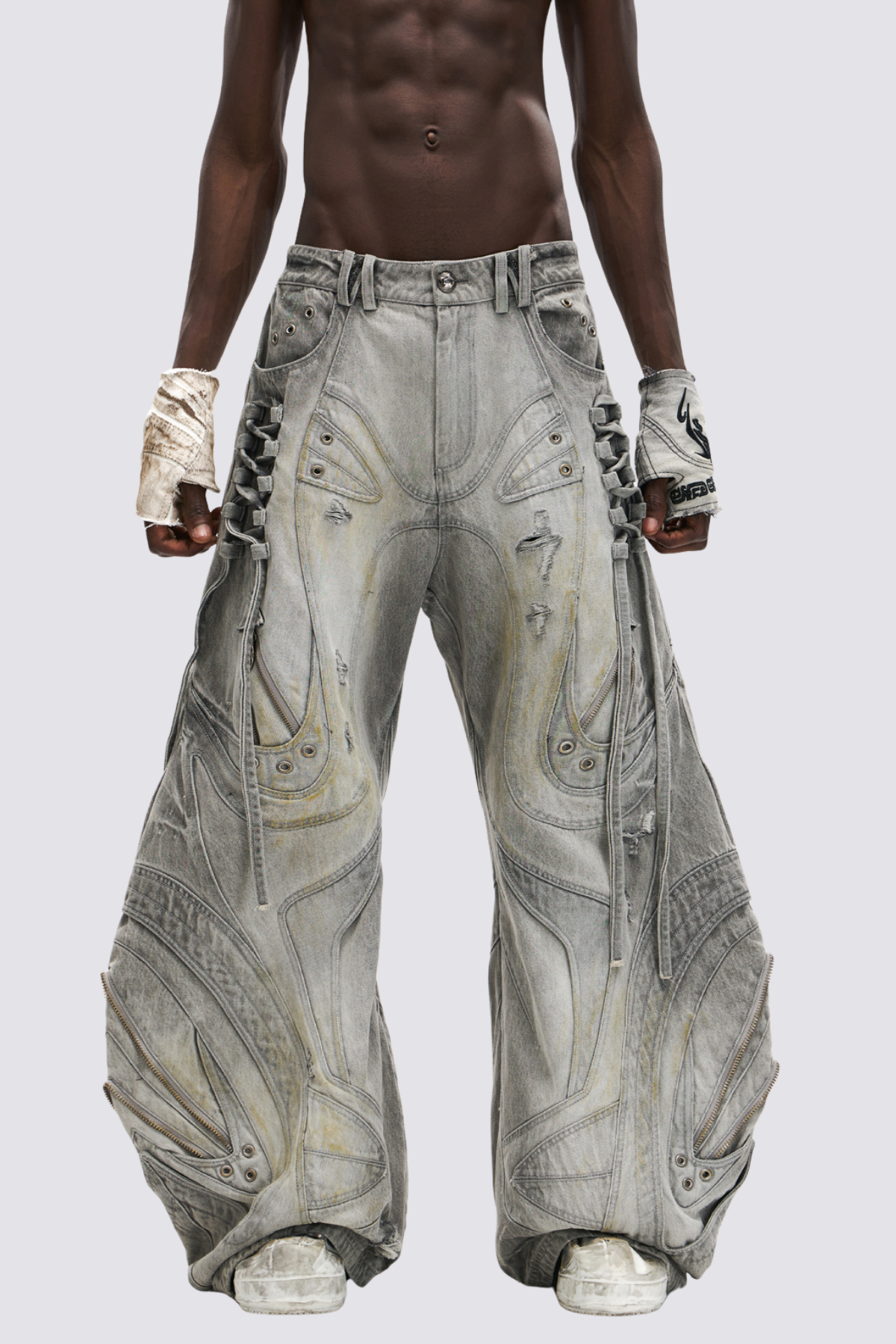 Crash Culture Wide Leg Jeans